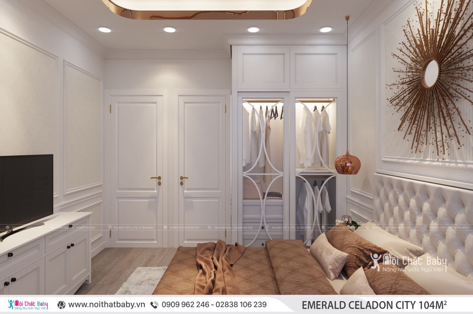Tổng hợp các mẫu thiết kế nội thất Chung cư Emerald Celadon City